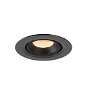 SLV LED Loft Indbygningslampe NUMINOS� GIMBLE XS, 2700K, 20�, sort