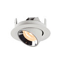 SLV LED Loft Indbygningslampe NUMINOS� GIMBLE XS, 2700K, 20�, hvid/chrom