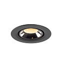 SLV LED Loft Indbygningslampe NUMINOS� GIMBLE XS, 3000K, 40�, sort/chrom