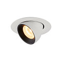 LED Loft Indbygningslampe NUMINOS� GIMBLE XS, 3000K, 55�, hvid/sort