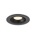 SLV LED Ceiling recessed luminaire NUMINOS� GIMBLE XS, 4000K, 40�, black
