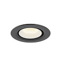 SLV LED Loft Indbygningslampe NUMINOS� GIMBLE XS, 4000K, 55�, sort/hvid