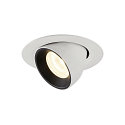 LED Loft Indbygningslampe NUMINOS� GIMBLE XS, 4000K, 20�, hvid/sort
