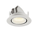 SLV LED Loft Indbygningslampe NUMINOS� GIMBLE XS, 4000K, 55�, hvid
