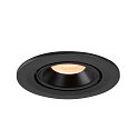 SLV LED Loft Indbygningslampe NUMINOS� GIMBLE S, 2700K, 40�, sort