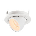 SLV LED Loft Indbygningslampe NUMINOS� GIMBLE S, 2700K, 40�, hvid