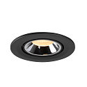SLV LED Loft Indbygningslampe NUMINOS� GIMBLE S, 3000K, 20�, sort/chrom