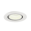 SLV LED Loft Indbygningslampe NUMINOS� GIMBLE S, 4000K, 40�, hvid