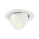 LED Loft Indbygningslampe NUMINOS� GIMBLE S, 4000K, 55�, hvid