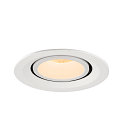 SLV LED Loft Indbygningslampe NUMINOS� GIMBLE M, 2700K, 40�, hvid