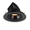 SLV LED Loft Indbygningslampe NUMINOS� GIMBLE M, 3000K, 55�, sort