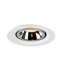 SLV LED Loft Indbygningslampe NUMINOS� GIMBLE M, 3000K, 20�, hvid/chrom