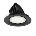 SLV LED Ceiling recessed luminaire NUMINOS� GIMBLE M, 4000K, 20�, black/white