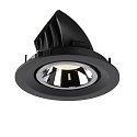 SLV LED Loft Indbygningslampe NUMINOS� GIMBLE M, 4000K, 55�, sort/chrom