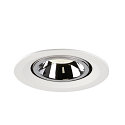 SLV LED Loft Indbygningslampe NUMINOS� GIMBLE M, 4000K, 40�, hvid/chrom