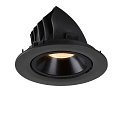 SLV LED Loft Indbygningslampe NUMINOS� GIMBLE L, 2700K, 55�, sort