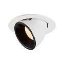 LED Loft Indbygningslampe NUMINOS� GIMBLE L, 2700K, 20�, hvid/sort
