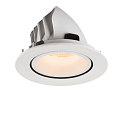 SLV LED Loft Indbygningslampe NUMINOS� GIMBLE L, 2700K, 40�, hvid
