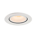 SLV LED Loft Indbygningslampe NUMINOS� GIMBLE L, 2700K, 40�, hvid