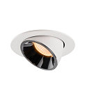 SLV LED Loft Indbygningslampe NUMINOS� GIMBLE L, 2700K, 55�, hvid/chrom