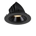 SLV LED Loft Indbygningslampe NUMINOS� GIMBLE L, 3000K, 40�, sort