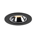 SLV LED Loft Indbygningslampe NUMINOS� GIMBLE L, 3000K, 55�, sort/chrom
