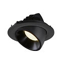 SLV LED Loft Indbygningslampe NUMINOS� GIMBLE L, 4000K, 20�, sort