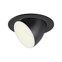 LED Loft Indbygningslampe NUMINOS� GIMBLE L, 4000K, 55�, sort/hvid