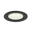 SLV LED Loft Indbygningslampe NUMINOS� GIMBLE L, 4000K, 55�, sort/hvid