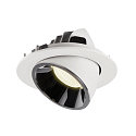 SLV LED Loft Indbygningslampe NUMINOS� GIMBLE L, 4000K, 40�, hvid/chrom