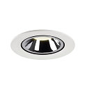 SLV LED Loft Indbygningslampe NUMINOS� GIMBLE L, 4000K, 40�, hvid/chrom