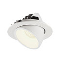 SLV LED Loft Indbygningslampe NUMINOS� GIMBLE L, 4000K, 55�, hvid
