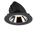 SLV LED Ceiling recessed luminaire NUMINOS� GIMBLE XL, 2700K, 40�, black/chrome