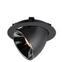 SLV LED Ceiling recessed luminaire NUMINOS� GIMBLE XL, 2700K, 40�, black/chrome
