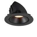 SLV LED Loft Indbygningslampe NUMINOS� GIMBLE XL, 2700K, 55�, sort