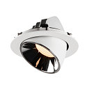 SLV LED Loft Indbygningslampe NUMINOS� GIMBLE XL, 2700K, 40�, hvid/chrom