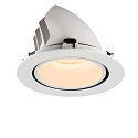 SLV LED Loft Indbygningslampe NUMINOS� GIMBLE XL, 2700K, 55�, hvid