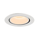 SLV LED Loft Indbygningslampe NUMINOS� GIMBLE XL, 2700K, 55�, hvid