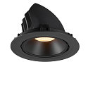 SLV LED Loft Indbygningslampe NUMINOS� GIMBLE XL, 3000K, 55�, sort