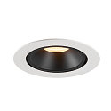 SLV LED Loft Indbygningslampe NUMINOS� GIMBLE XL, 3000K, 40�, hvid/sort
