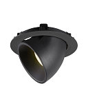 SLV LED Loft Indbygningslampe NUMINOS� GIMBLE XL, 4000K, 20�, sort