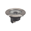 SLV LED Gulvindbygningslampe ROCCI 200 EL, rund, 16W, 3000K, 120�, sort