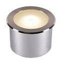 LED Gulvindbygningslampe DASAR FLAT 120 EL, 7W, 3000K, rustfrit st�l