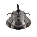 SLV LED Gulvindbygningslampe DASAR FLAT 120 EL, 7W, 4000K, rustfrit st�l