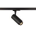 SLV LED 3-faset spot NUMINOS� DALI ZOOM M, 20W, 3000K, 15�, sort