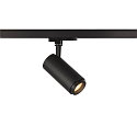 SLV LED 3-faset spot NUMINOS� DALI ZOOM M, 20W, 3000K, 15�, sort
