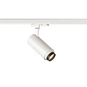 SLV LED 3-faset spot NUMINOS� DALI ZOOM M, 20W, 3000K, 15�, hvid