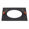 SLV Montering ramme til NUMINOS� L, 240/150mm, firkantet, sort