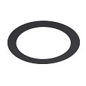 Montering ramme til NUMINOS� XL, 240/180mm, rund, sort
