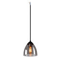 Pendel PARA CONE GL GU10, gennemsigtig, sort